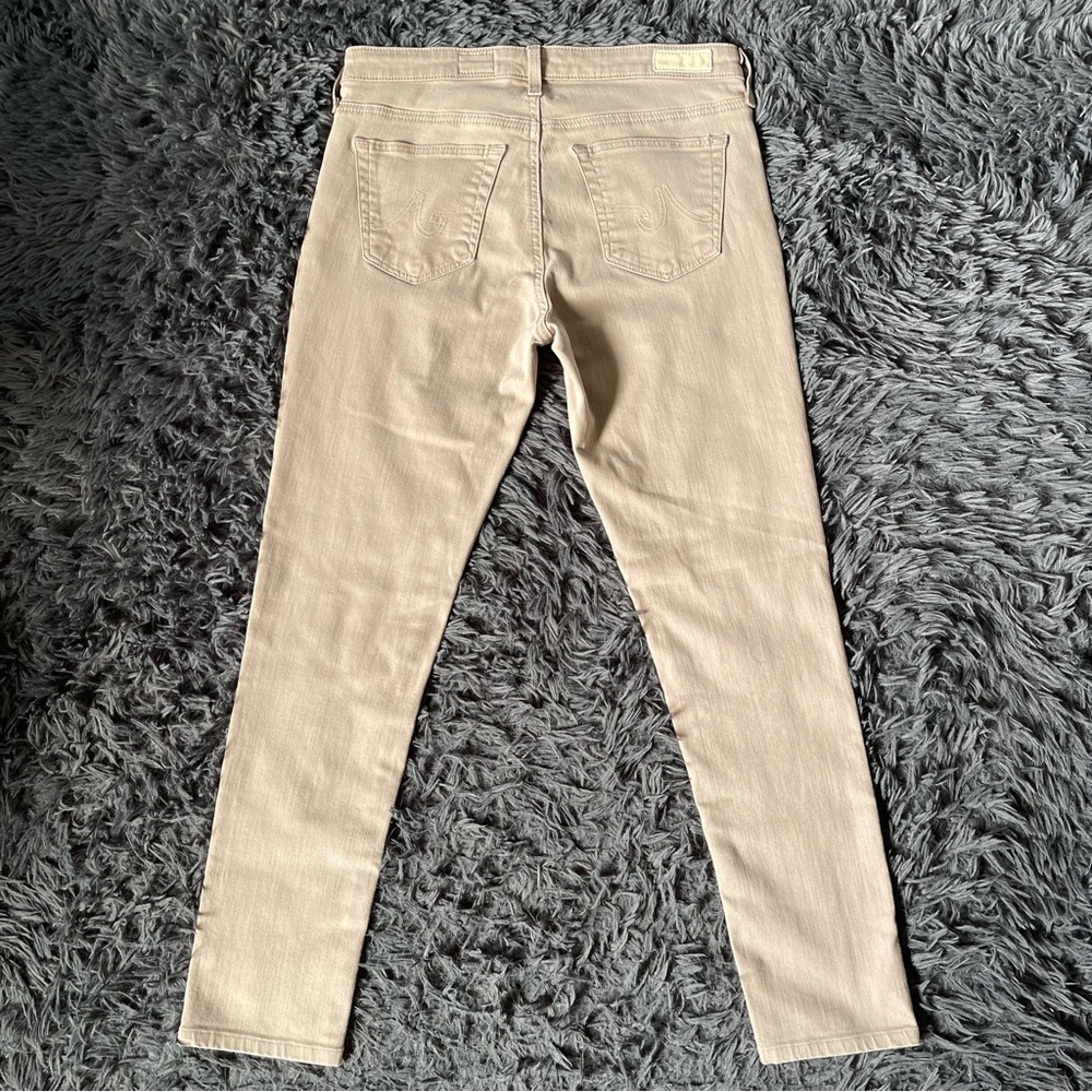 AG Adriano Goldschmied Legging Ankle Beige Jeans Women’s 29x26 - Picture 3 of 13